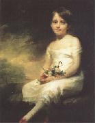 Sir Henry Raeburn A Little Girl Carrying Flowers (mk05) Spain oil painting artist